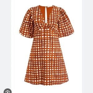 NWT Marie Oliver Skyla dress in Redwood
